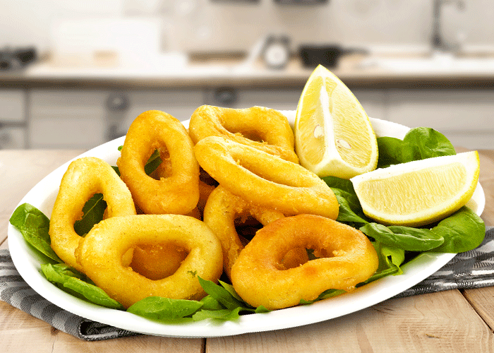 8 CALAMARS RINGS