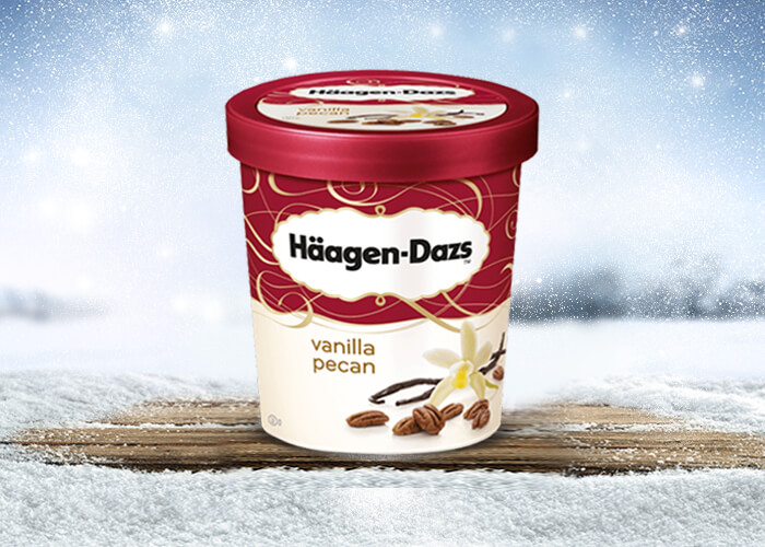 HAAGEN DAZS VANILLE PECAN 460ML